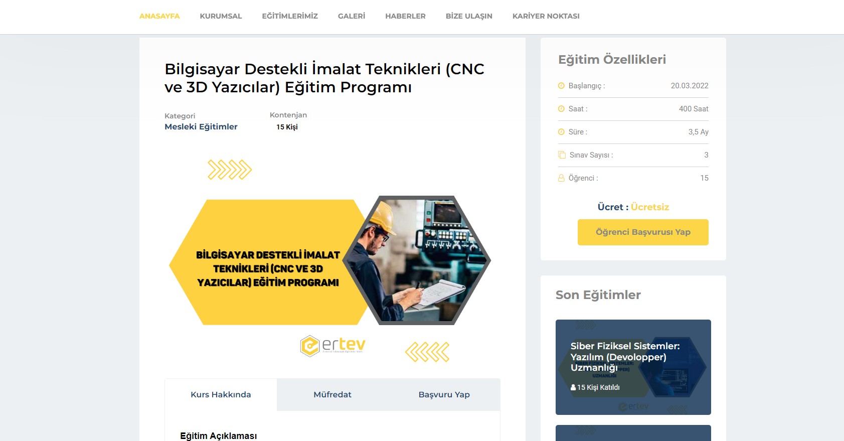 Ertev Vakfı İnternet Sitesi Resimleri